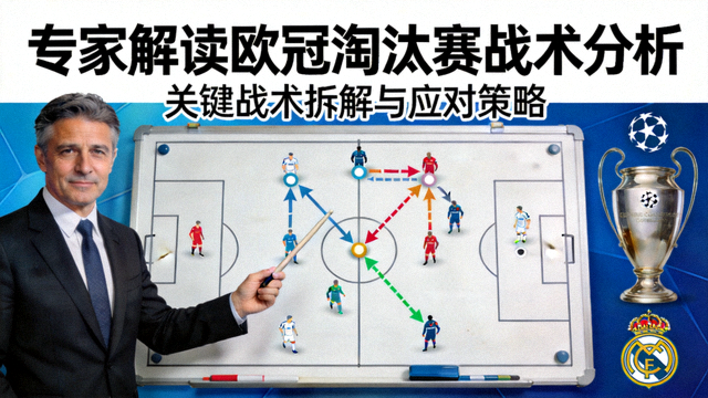 专家解读欧冠淘汰赛战术分析封面图展示战术板